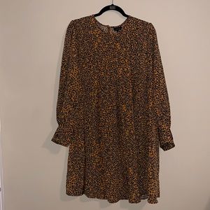 Who What Wear Animal Print Dress